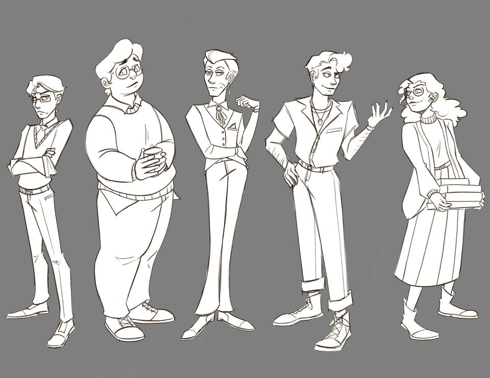 TMA Character Sketches TMA Character Sketches